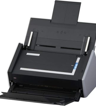 FUJITSU ScanSnap S1500 Scanner W/New Adapter, Cable, Cord, Scanned Page (Renewed)